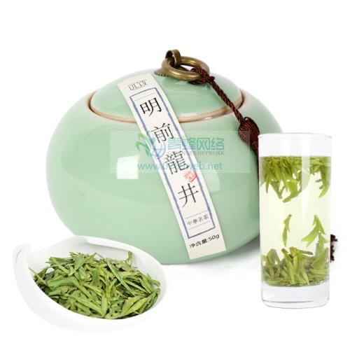 2017春茶 明前龙井·飞花系列50g瓷罐装